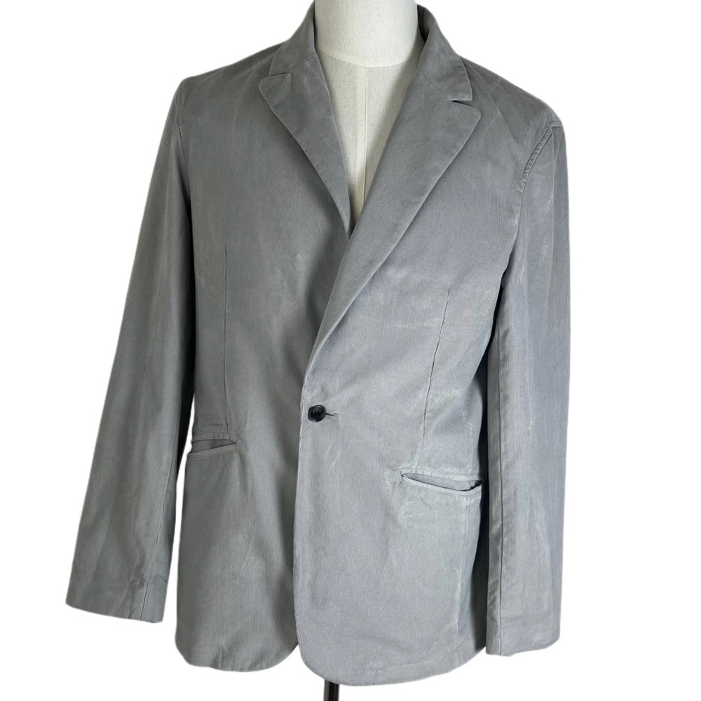ARMANI EXCHANGE Men’s Light Gray Corduroy Blazer Size Medium